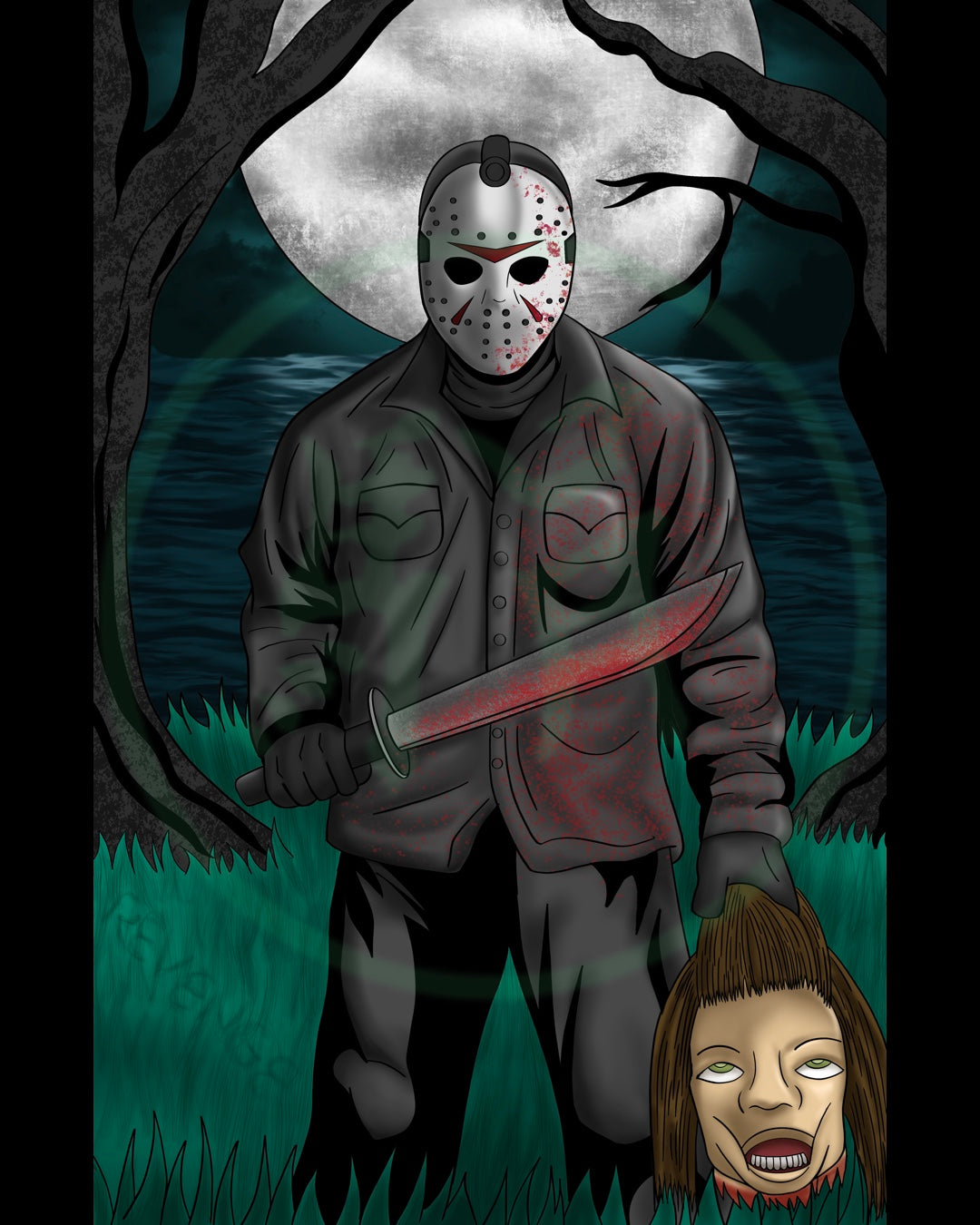 Camp Slasher Print