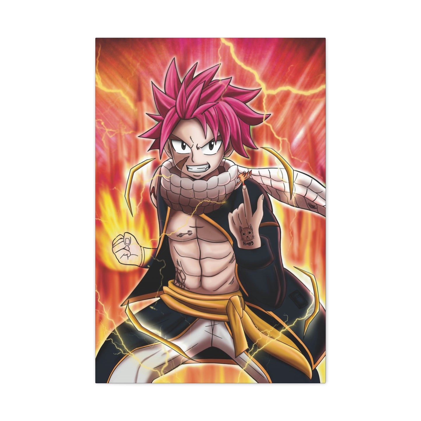 Fire Dragon Boy Canvas