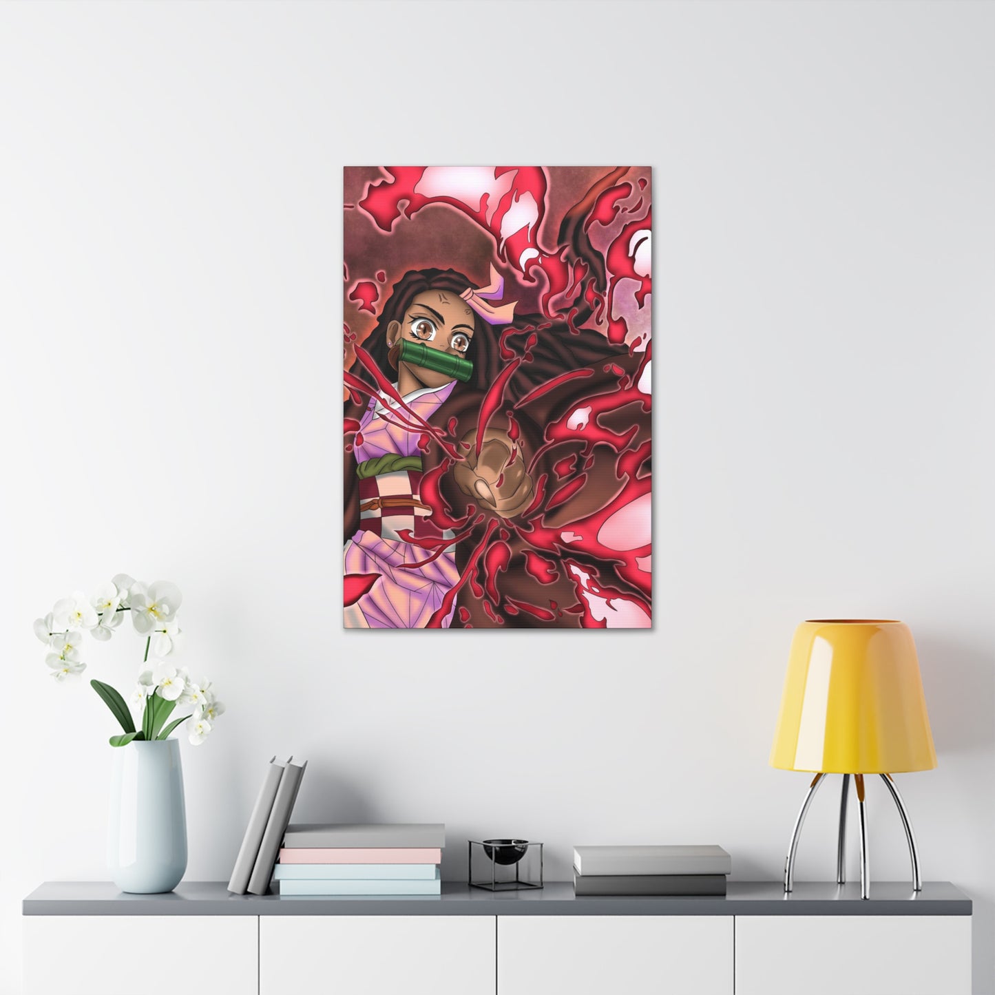 Demon Girl Melanin Edition Canvas