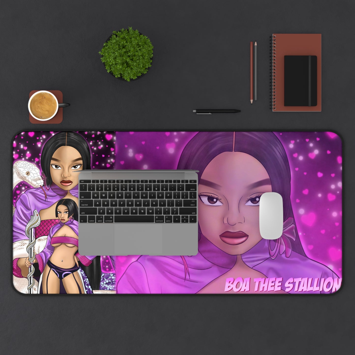 Boa Thee Stallion Desk Mat