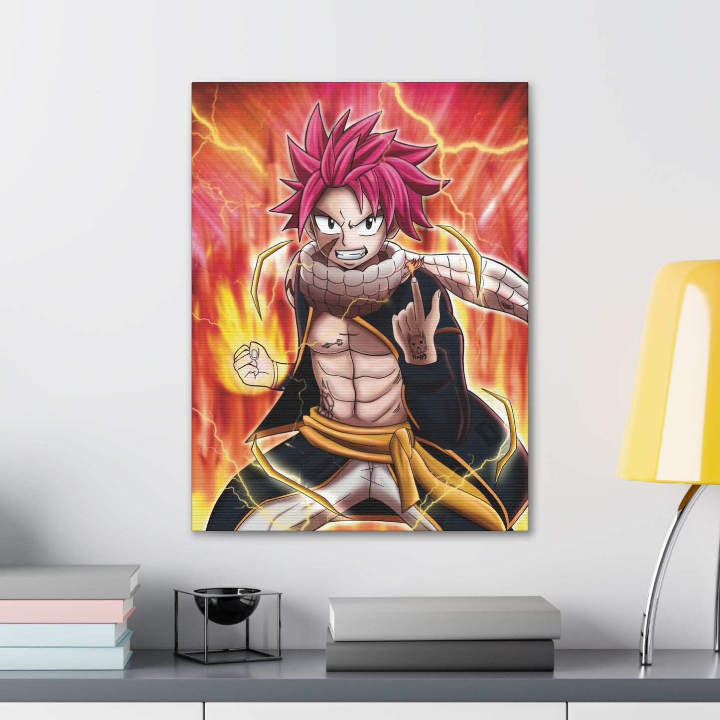 Fire Dragon Boy Canvas
