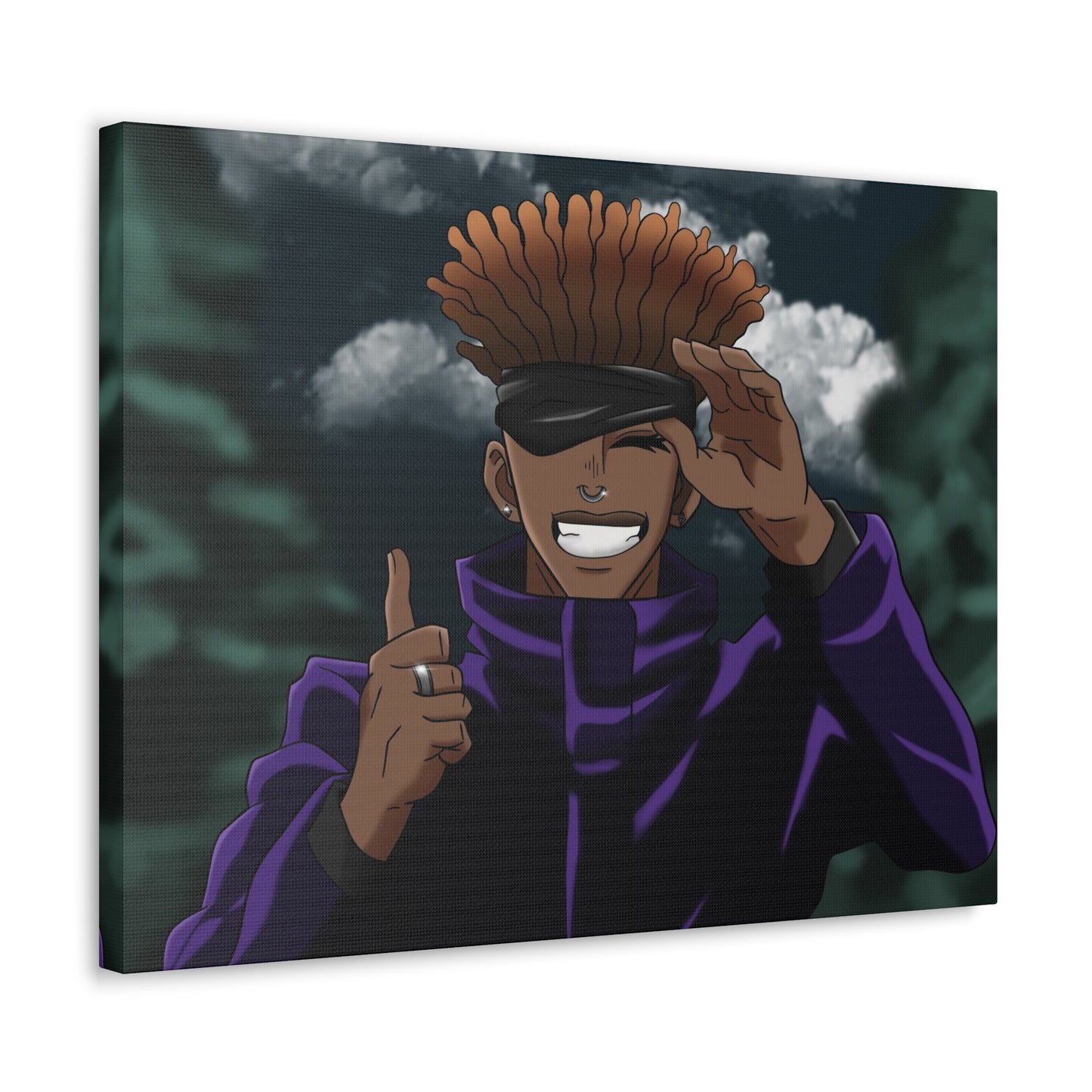 Six Eyes User (Melanin Edition) Canvas