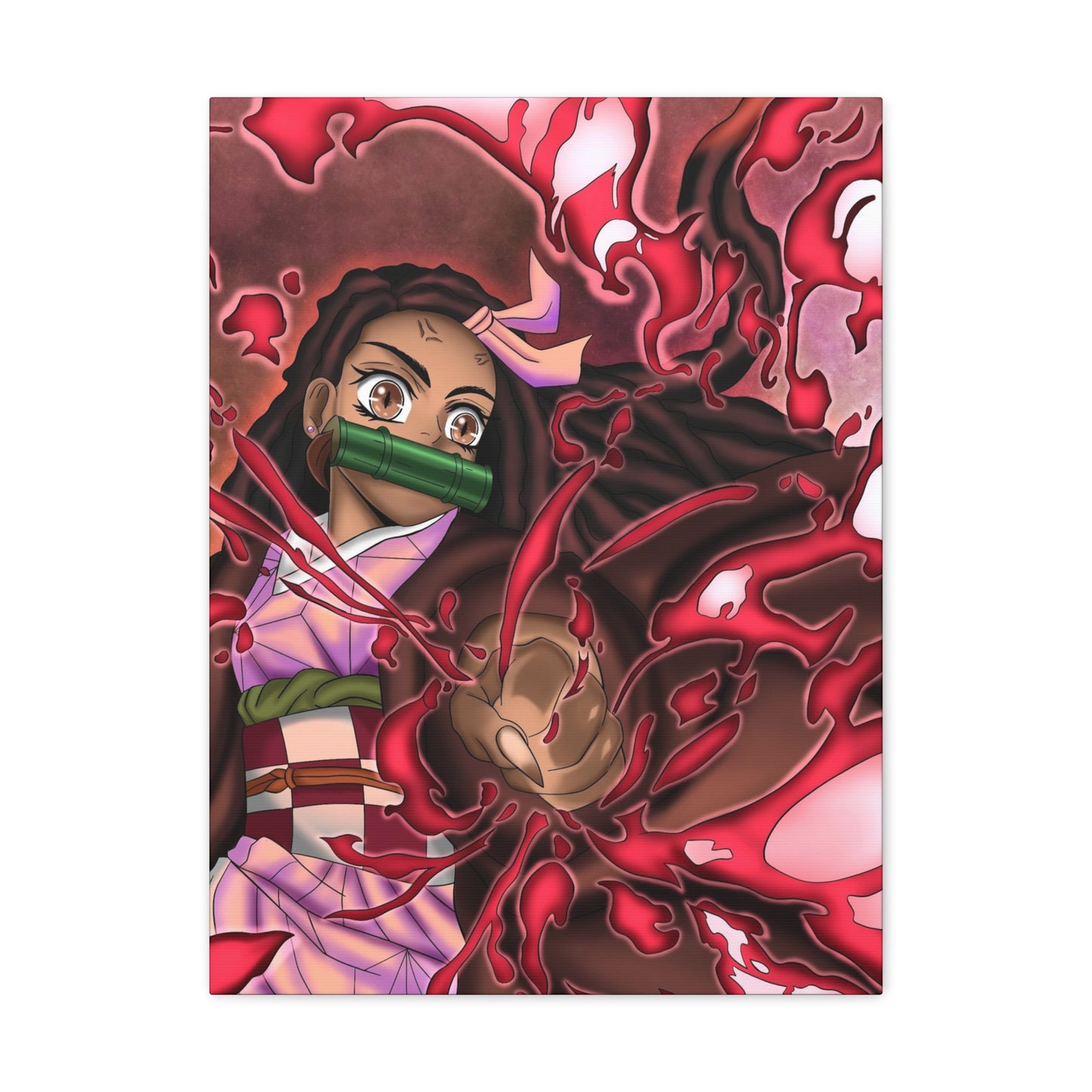 Demon Girl Melanin Edition Canvas