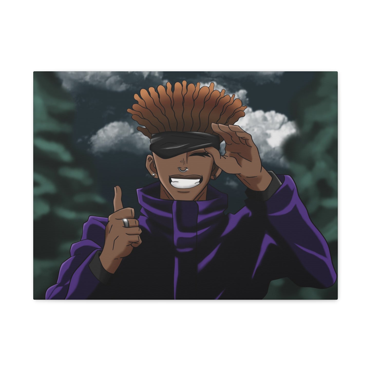 Six Eyes User (Melanin Edition) Canvas