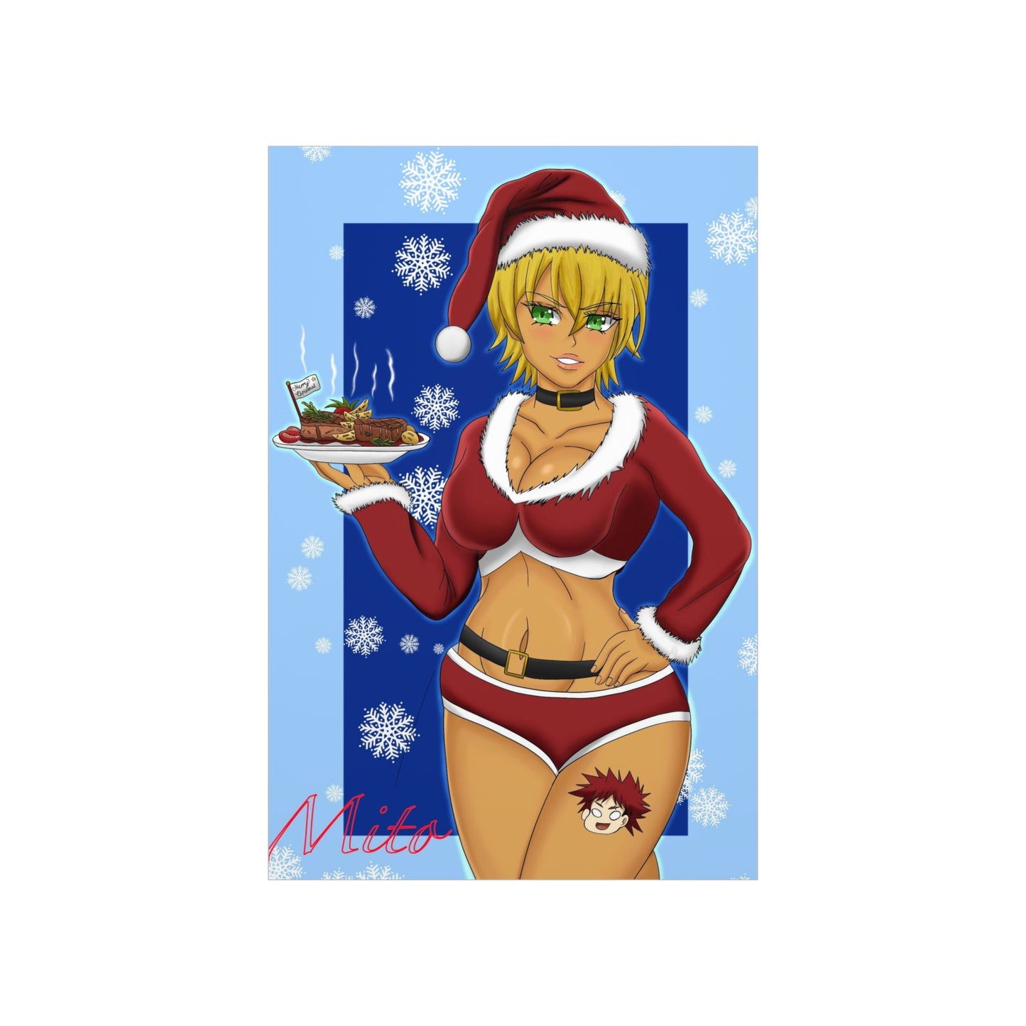 Santa Cook Poster