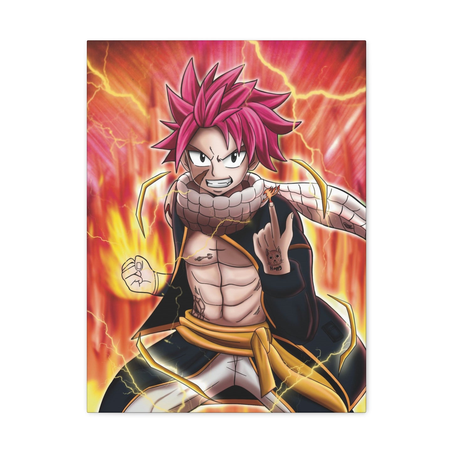 Fire Dragon Boy Canvas
