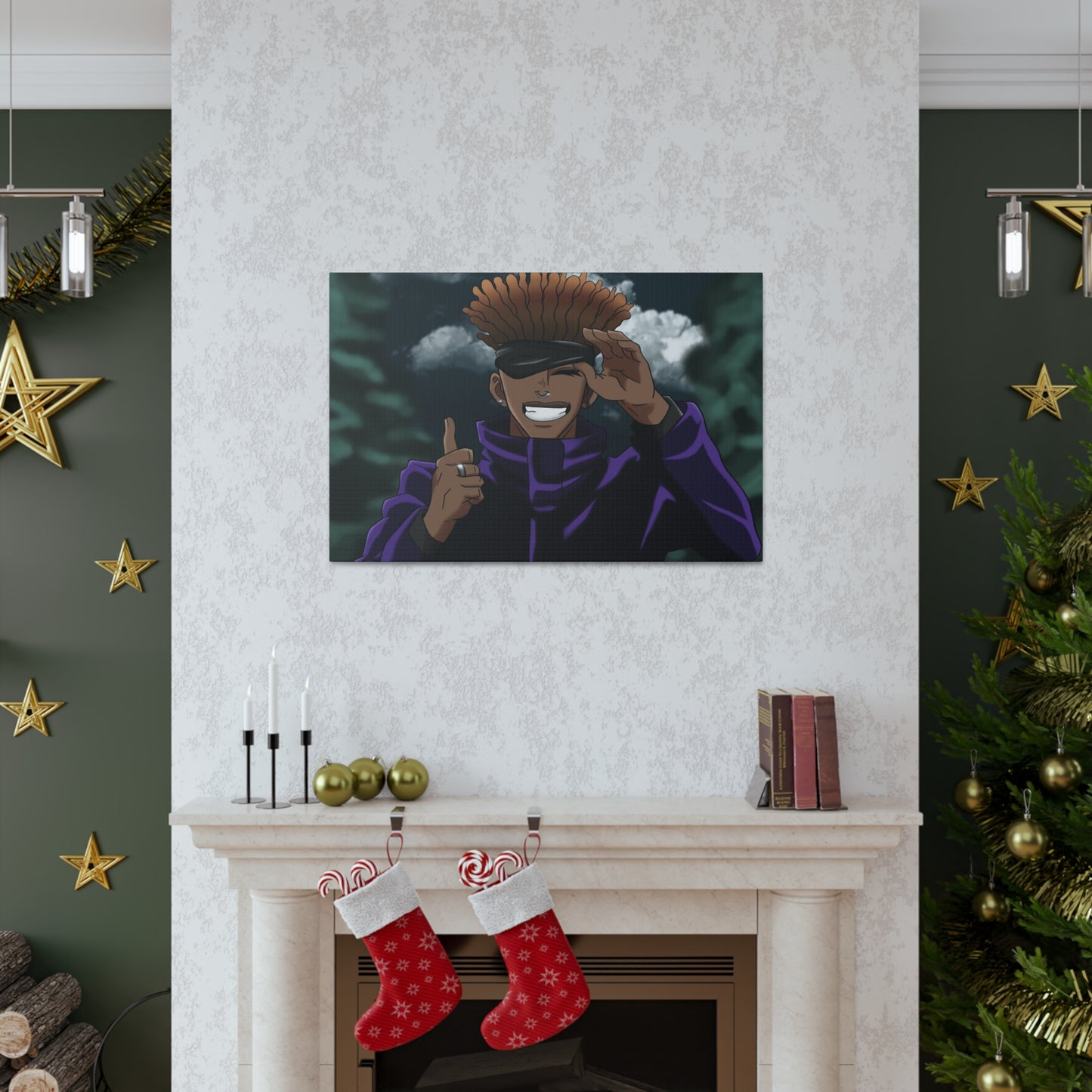 Six Eyes User (Melanin Edition) Canvas