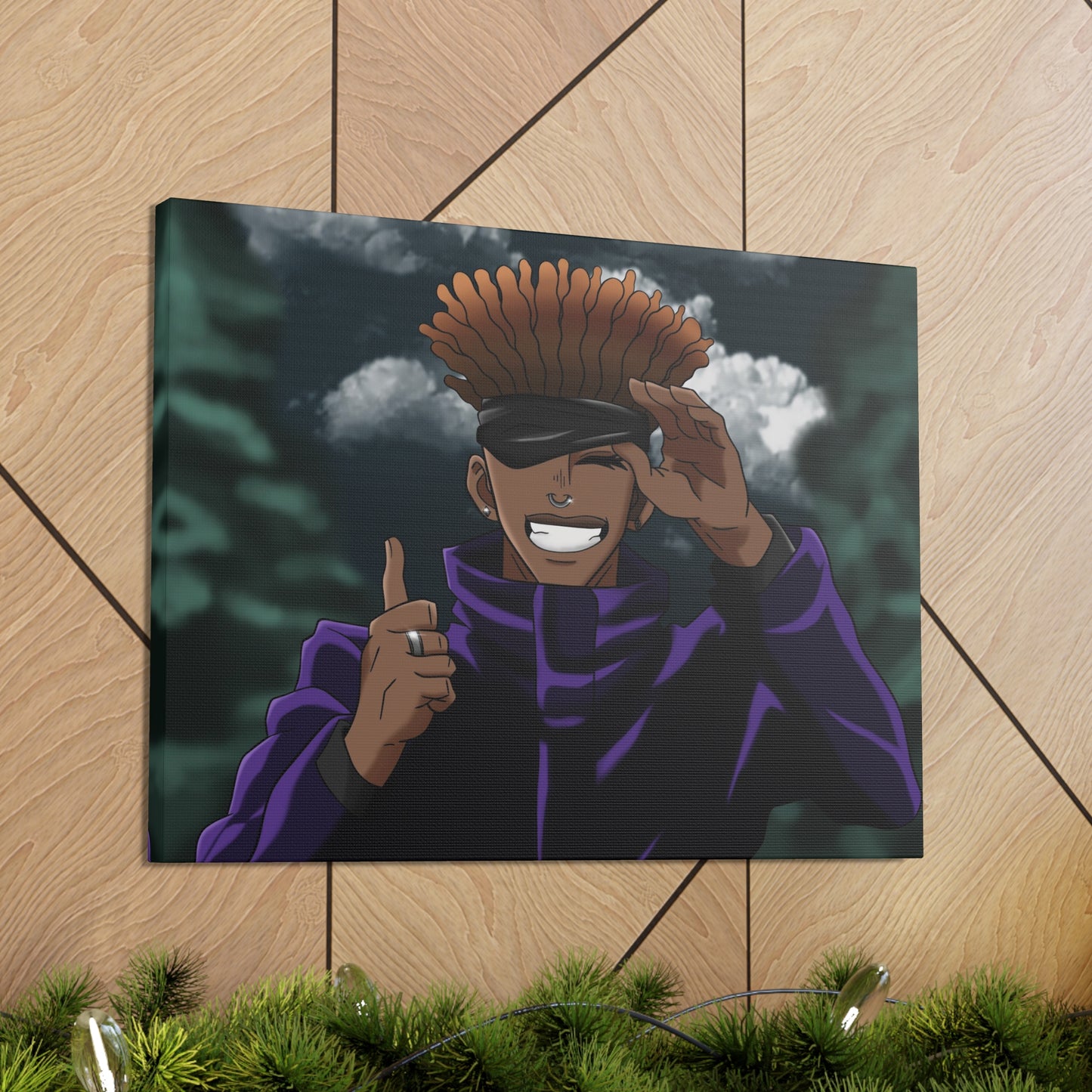 Six Eyes User (Melanin Edition) Canvas