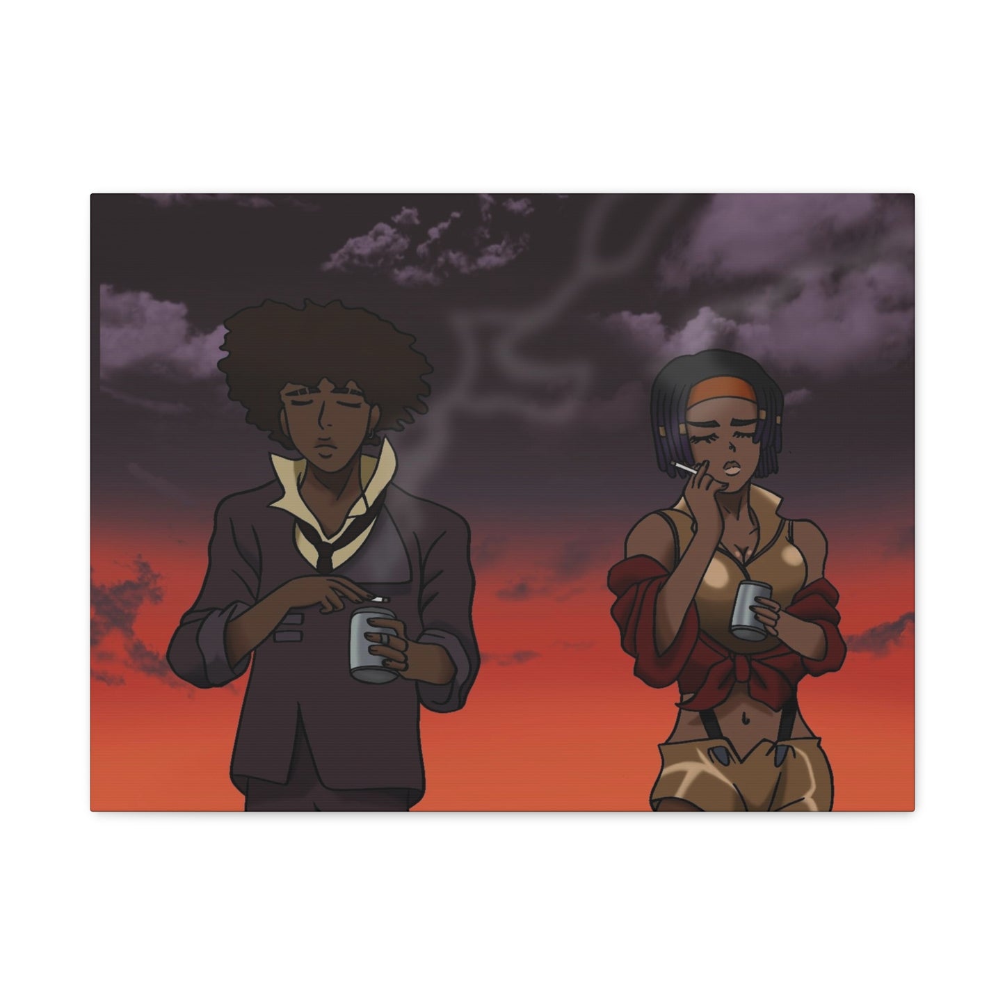 Cowboy Bebop Melanin Edition Canvas