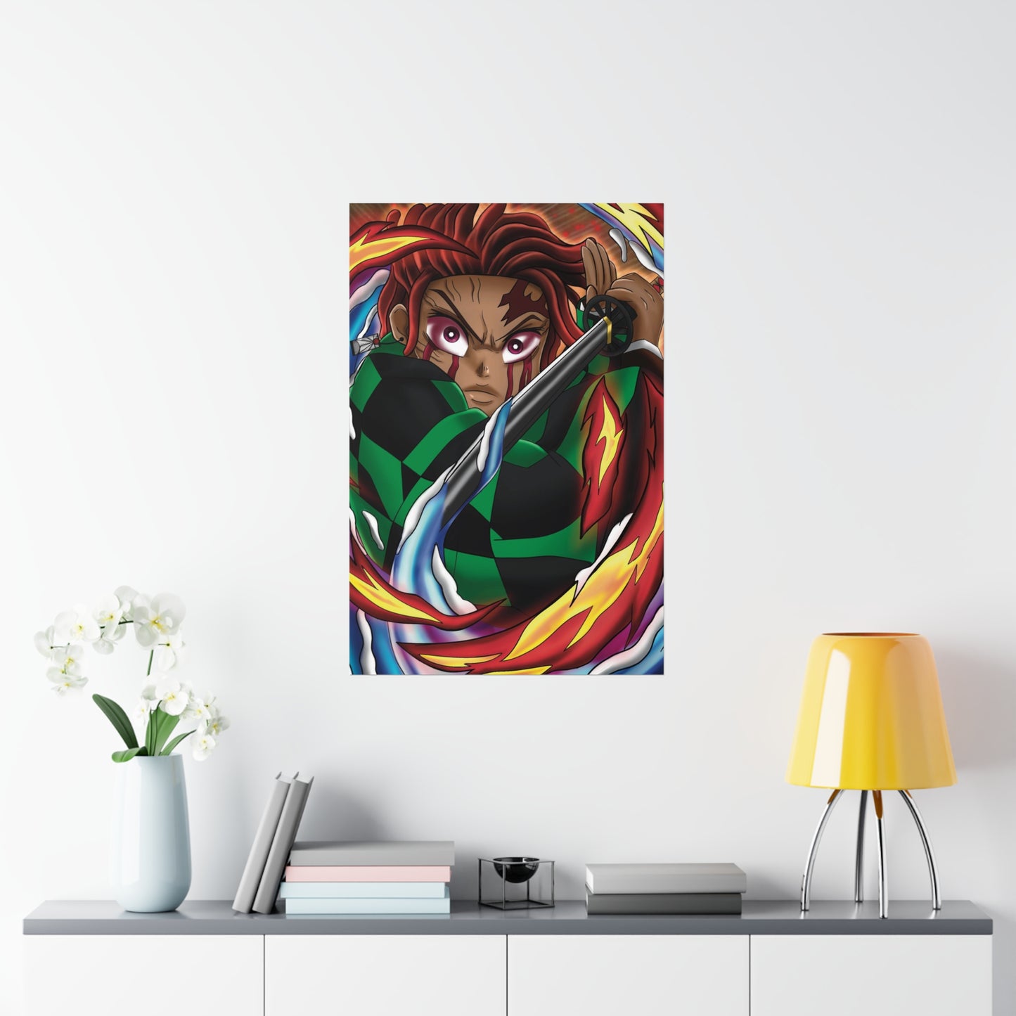 Fire/Water Slayer Poster (Melanin Edition)