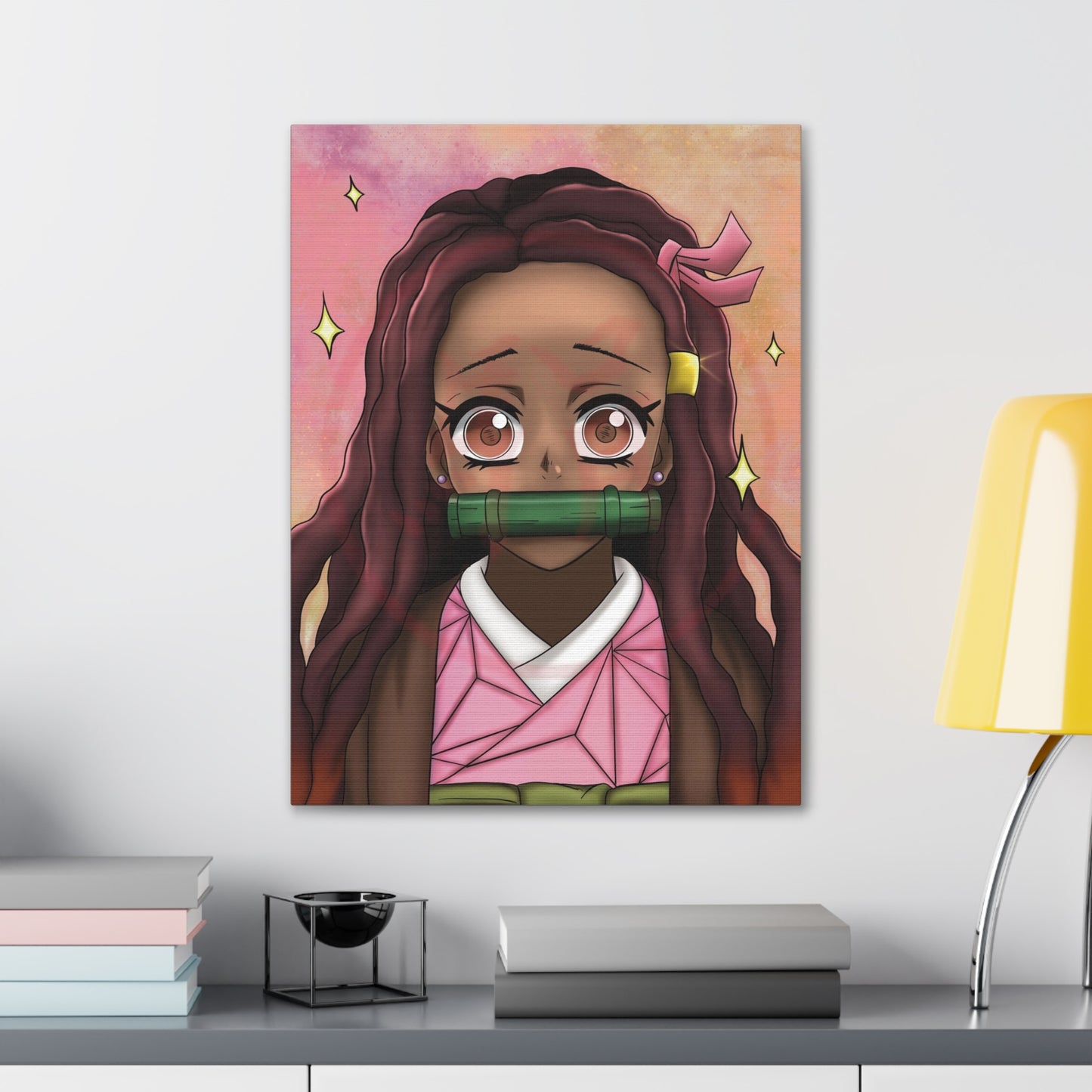 Bamboo Girl Canvas