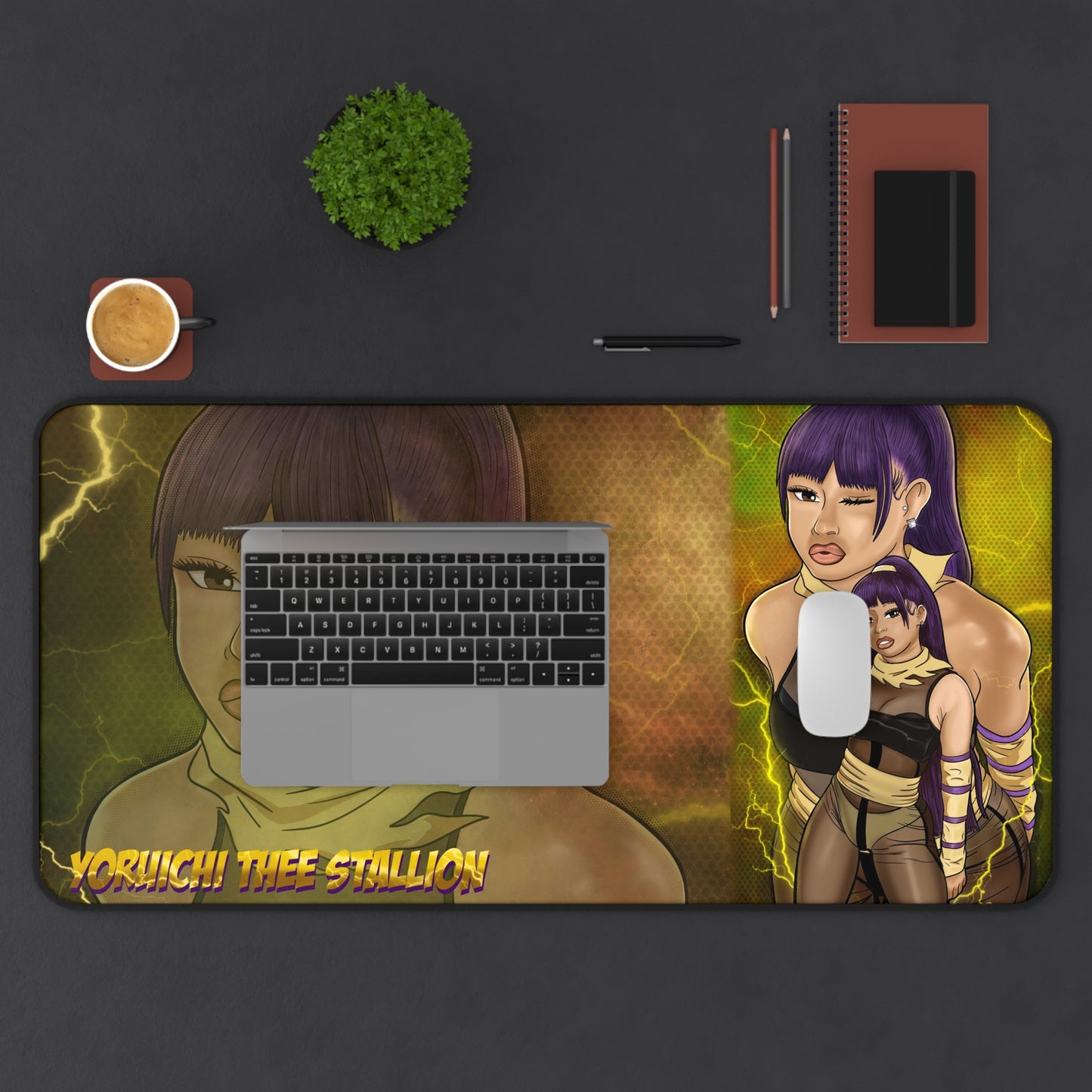 Thunder Stallion Desk Mat