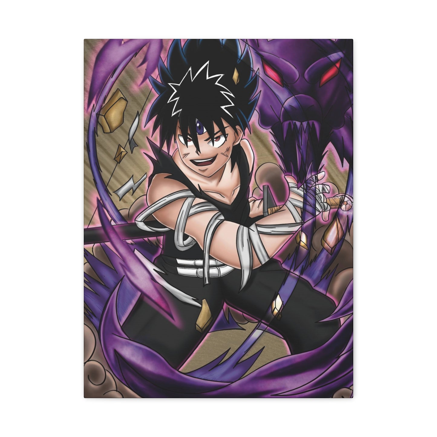 Dragon Demon Canvas