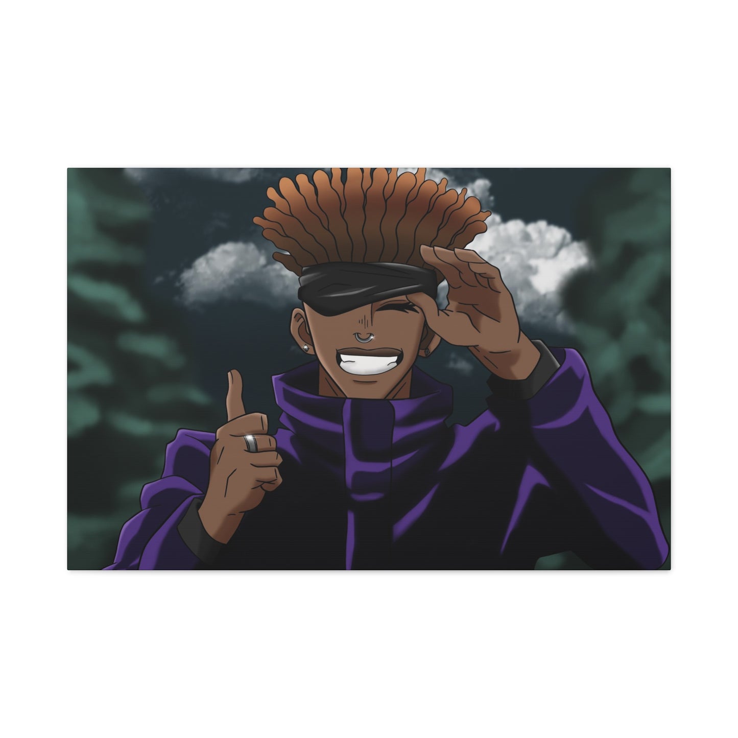 Six Eyes User (Melanin Edition) Canvas