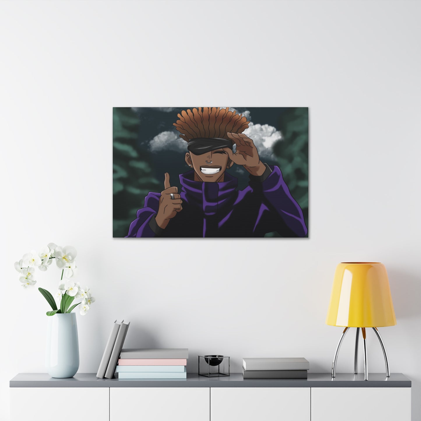 Six Eyes User (Melanin Edition) Canvas