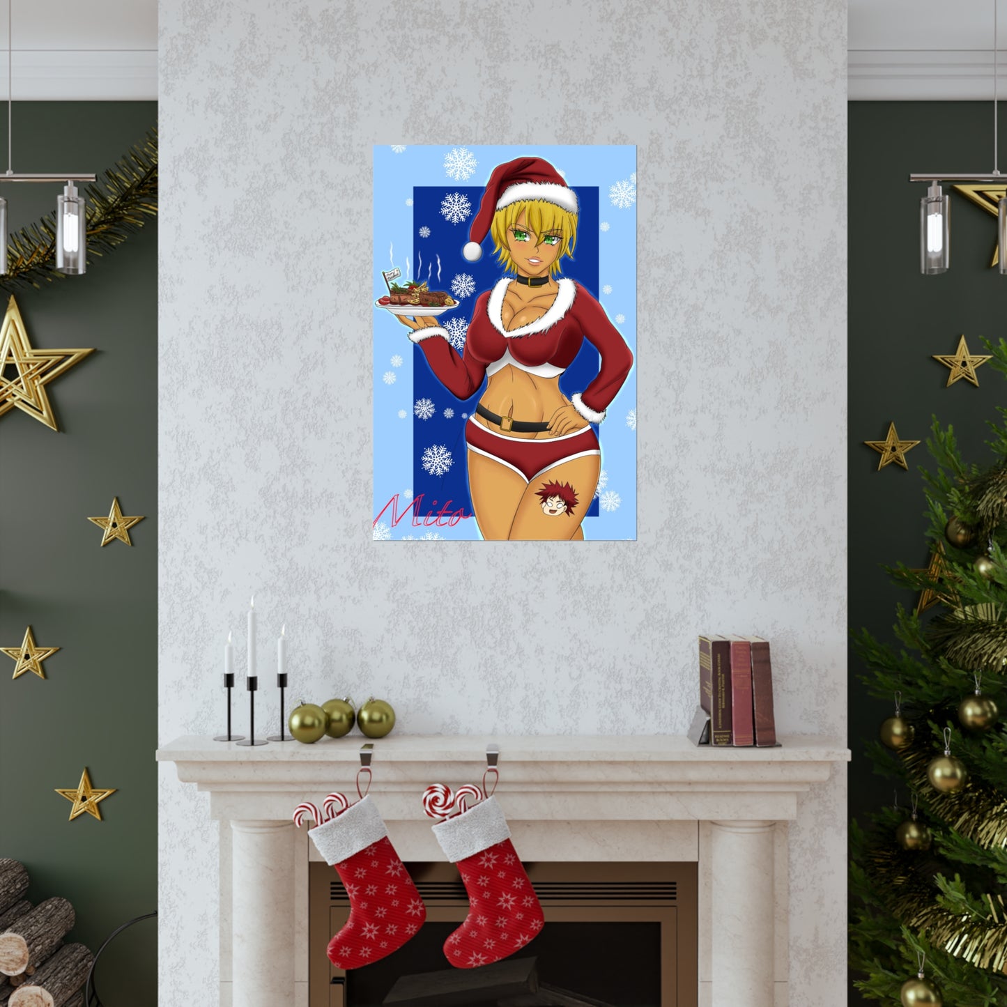 Santa Cook Poster