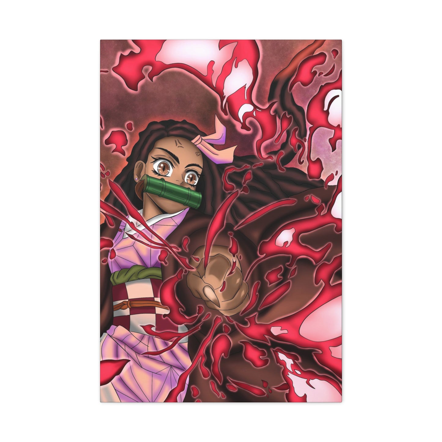 Demon Girl Melanin Edition Canvas