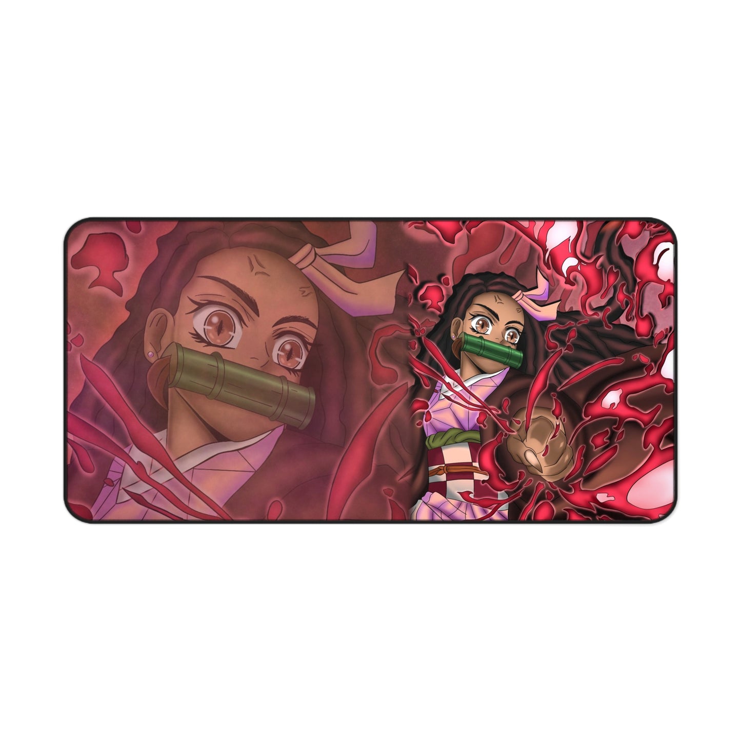 Melanin Fire Demon Desk Mat