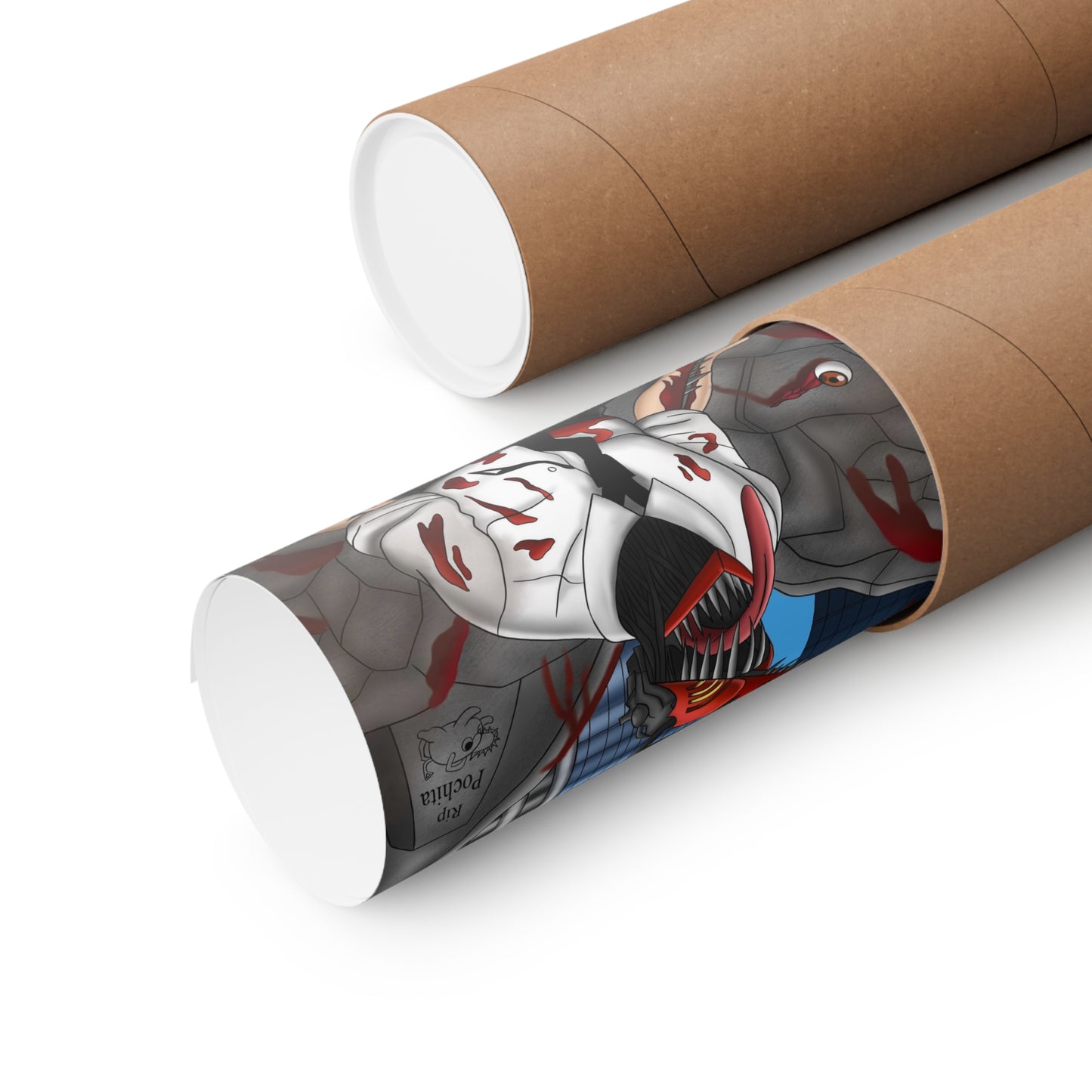 Chainsaw Head Poster