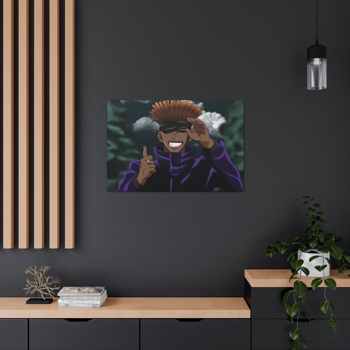 Six Eyes User (Melanin Edition) Canvas