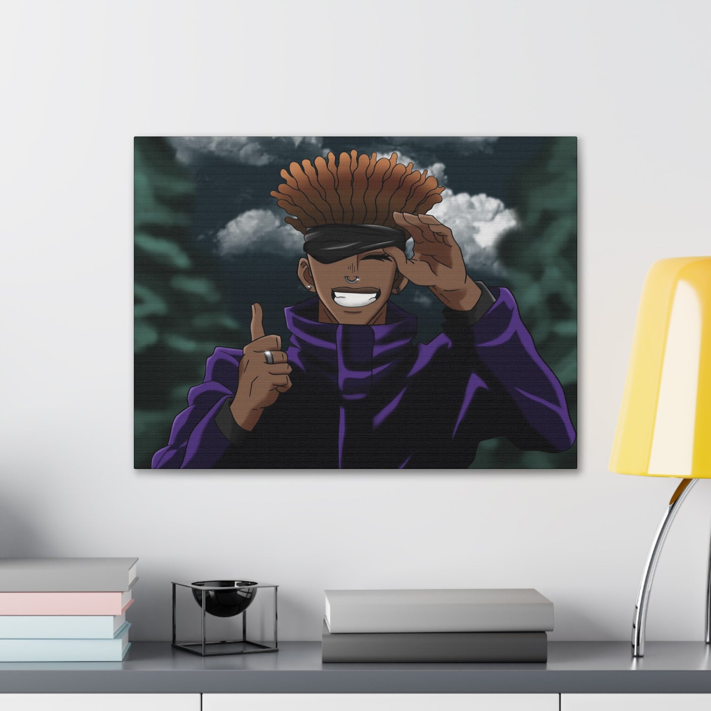 Six Eyes User (Melanin Edition) Canvas