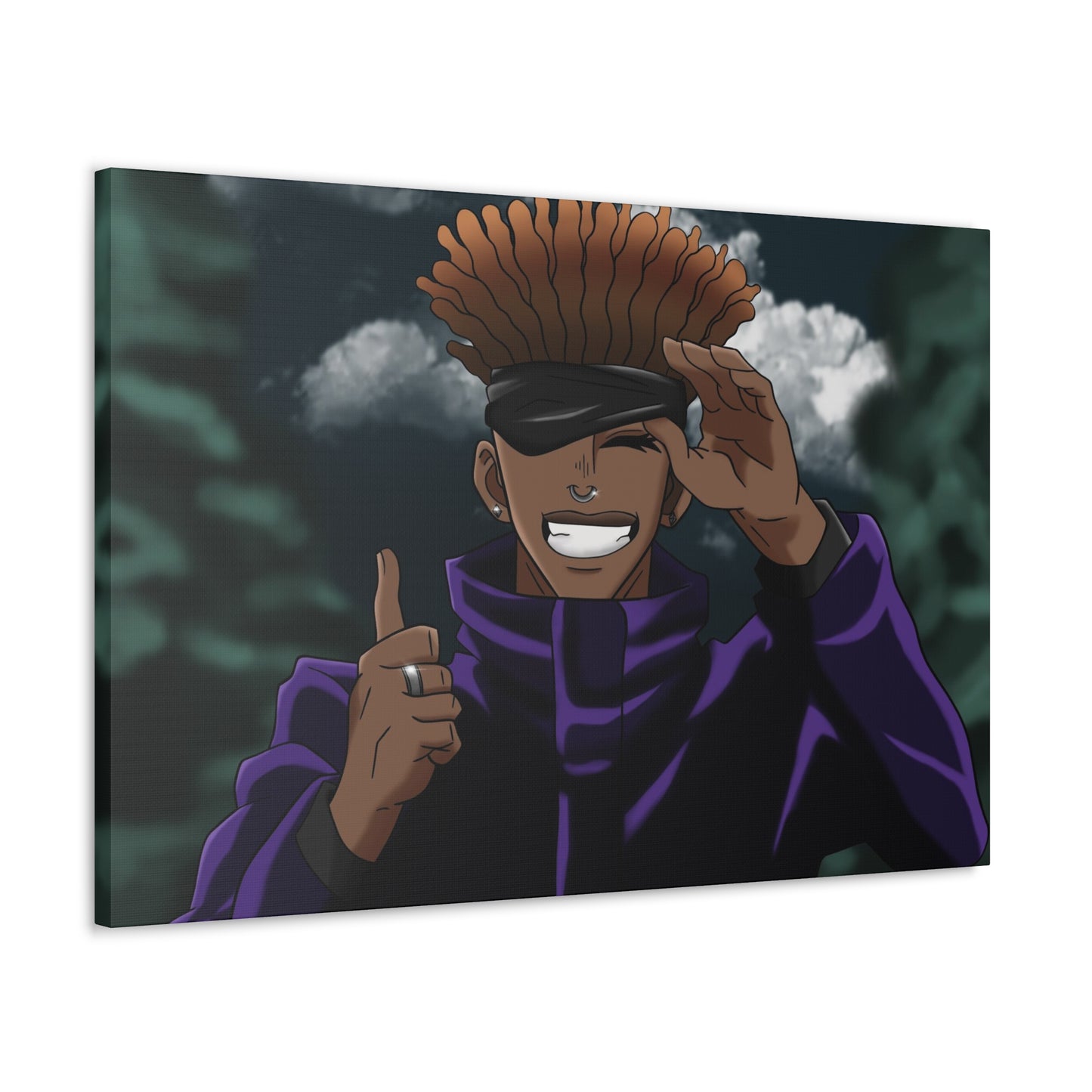 Six Eyes User (Melanin Edition) Canvas