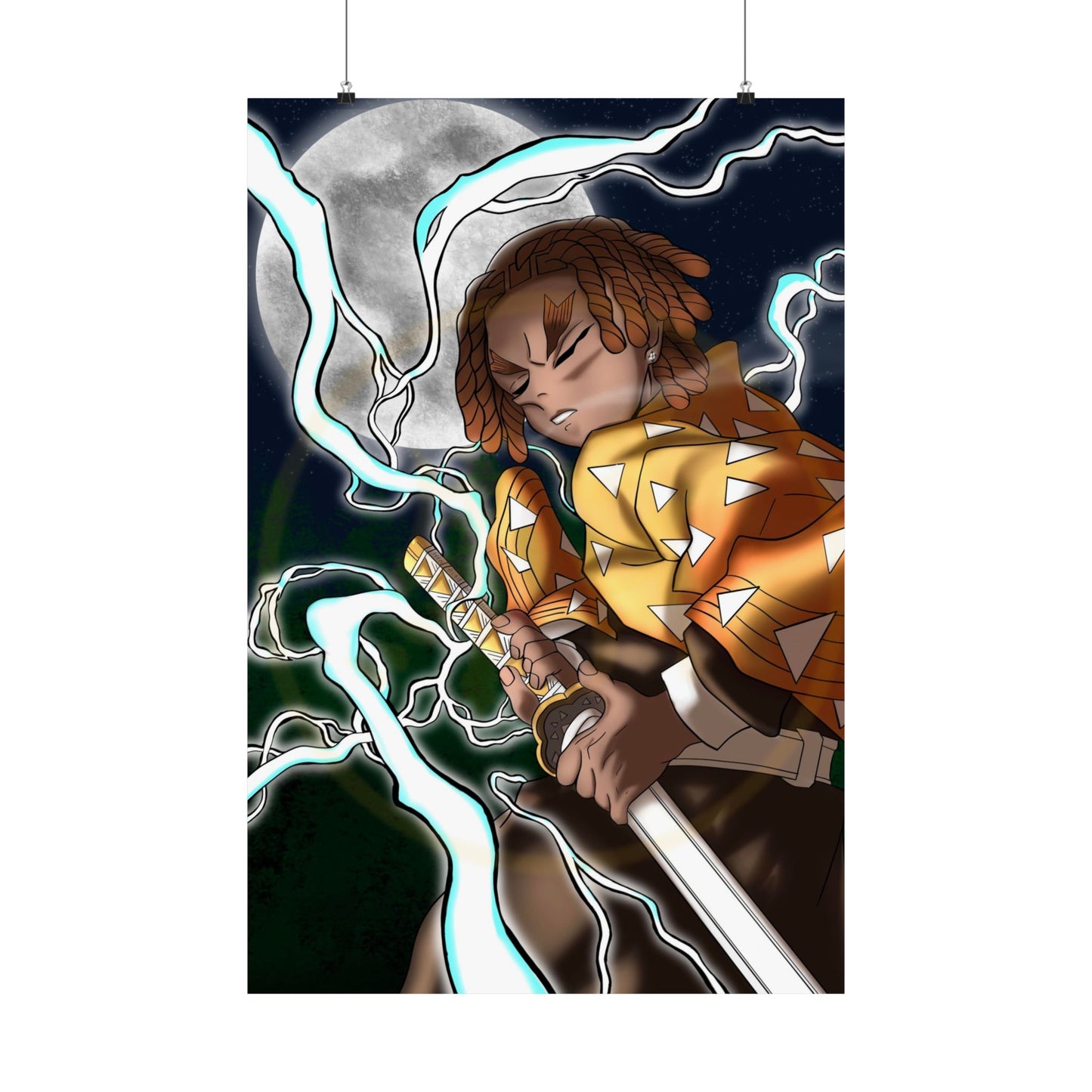 Melanin Thunder Slayer Poster