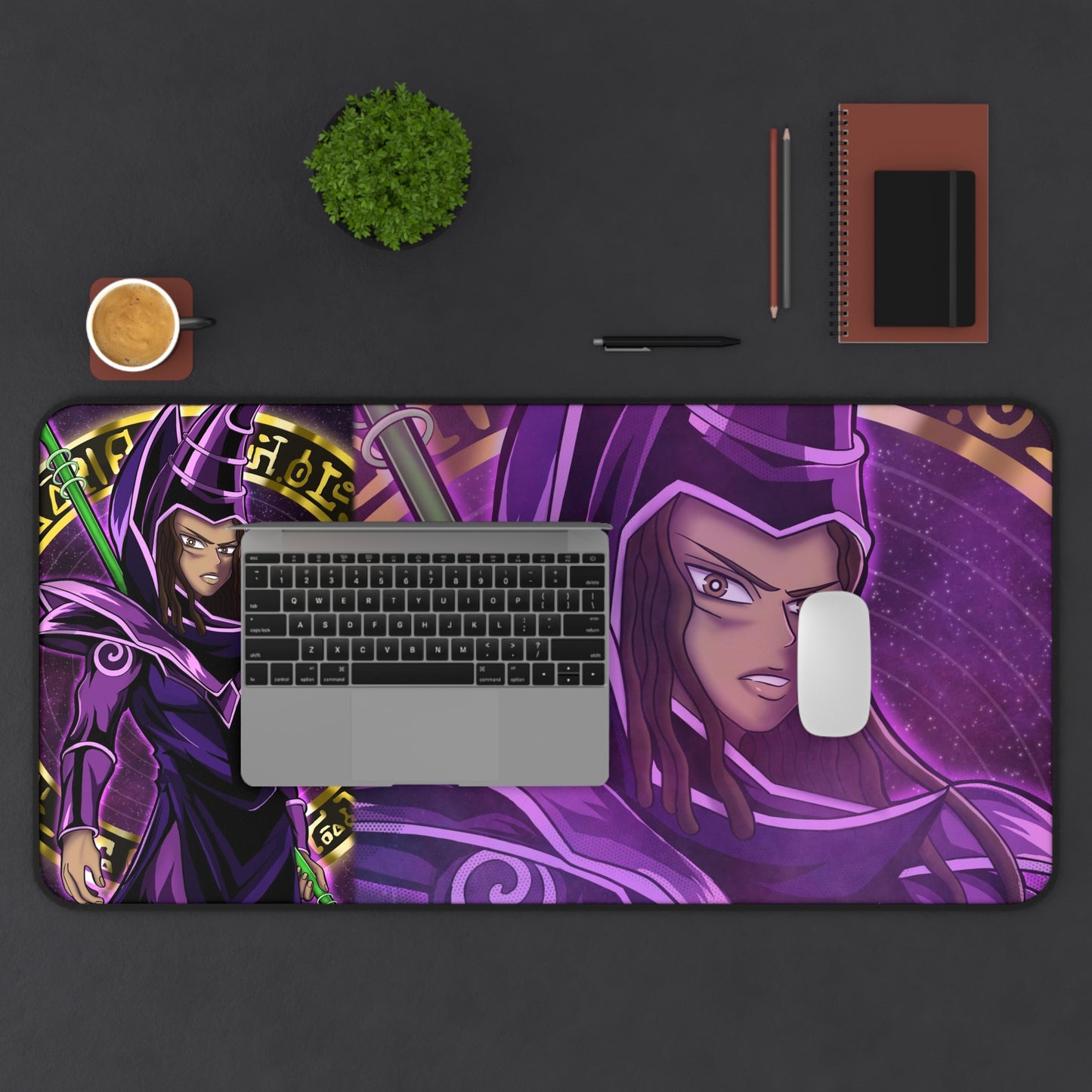 Dark Magician (Melanin Edition) Desk Mat
