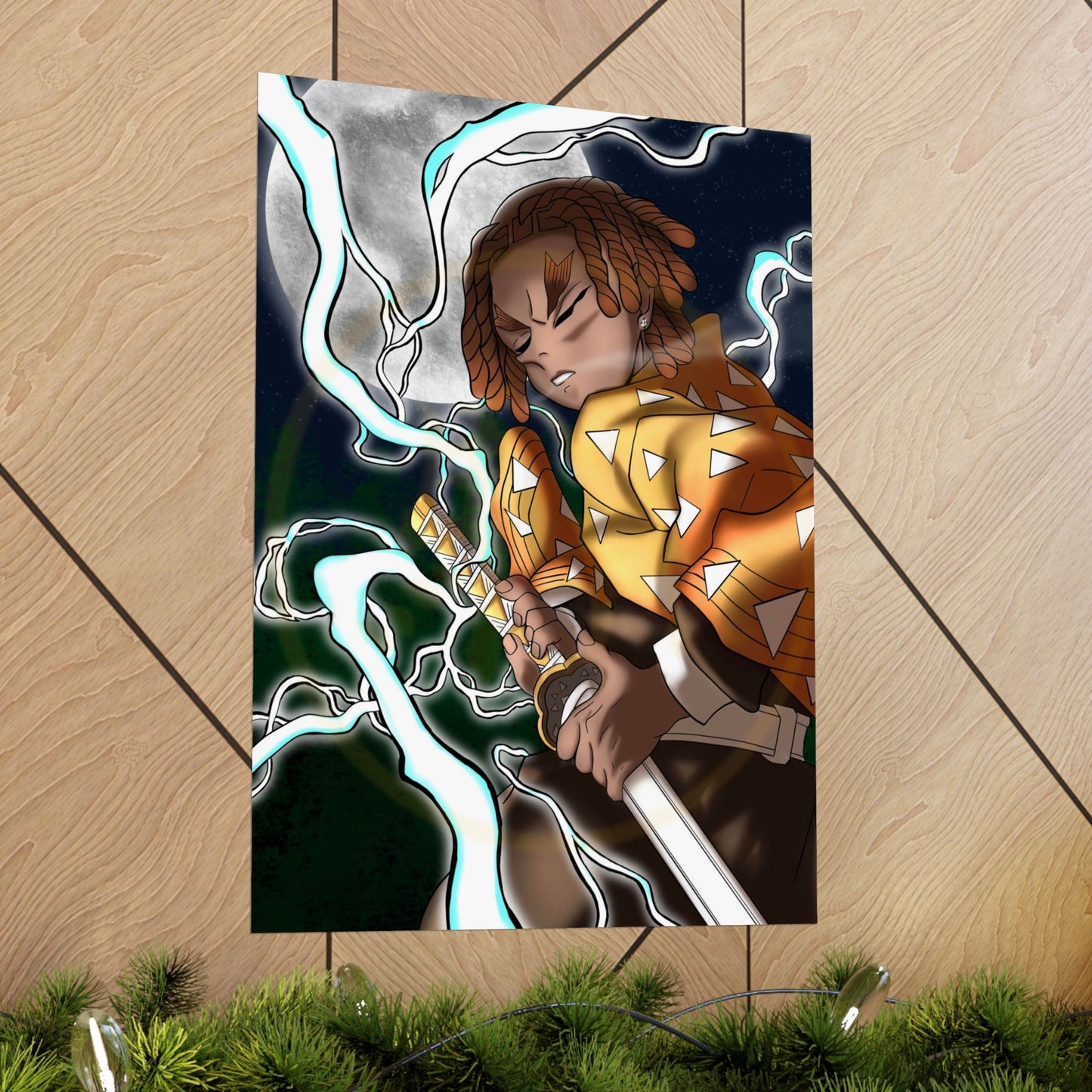 Melanin Thunder Slayer Poster