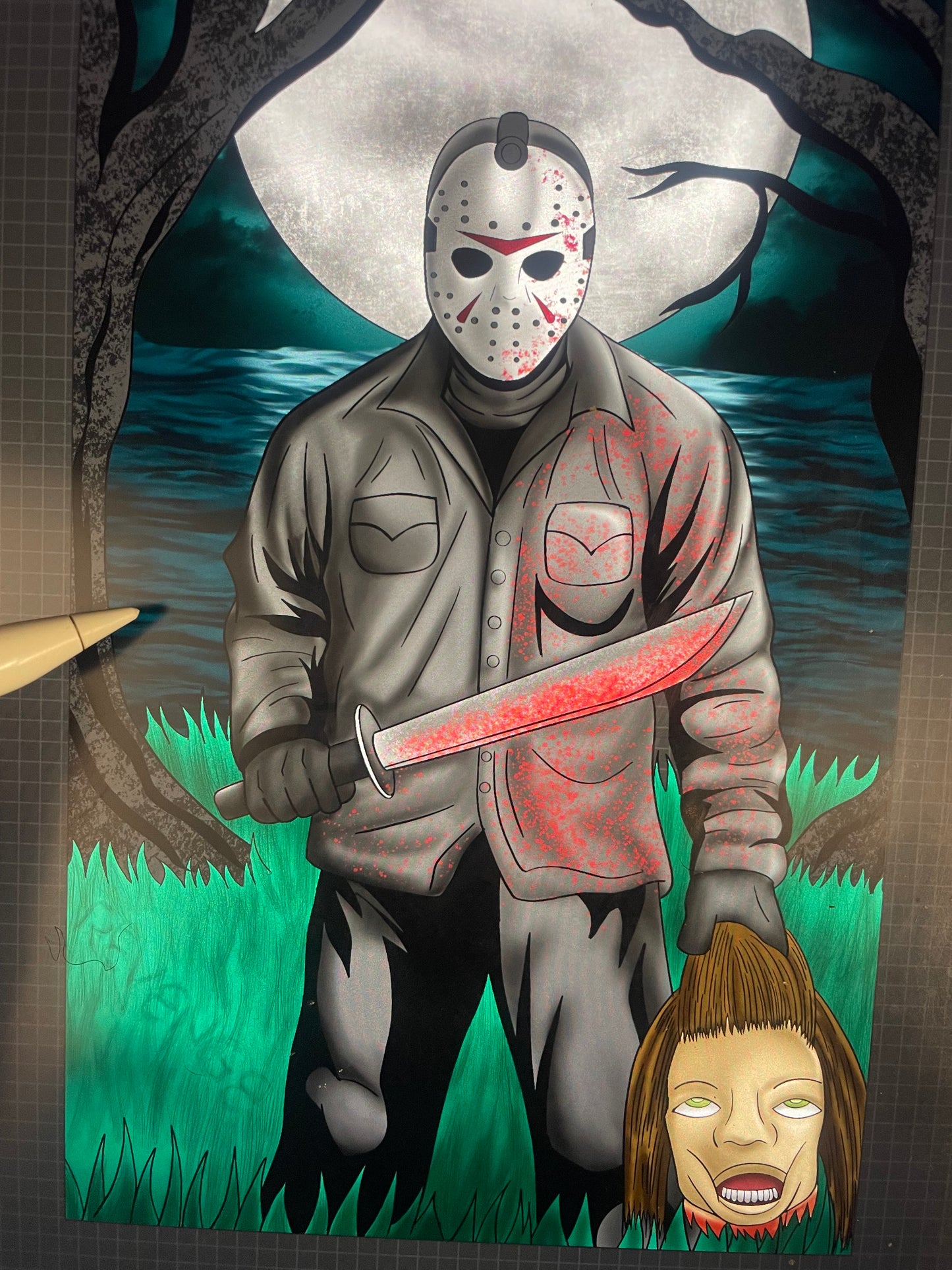 Camp Slasher Print