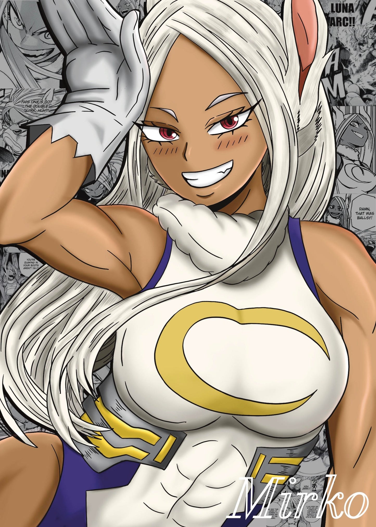 Bunny Girl Hero Print