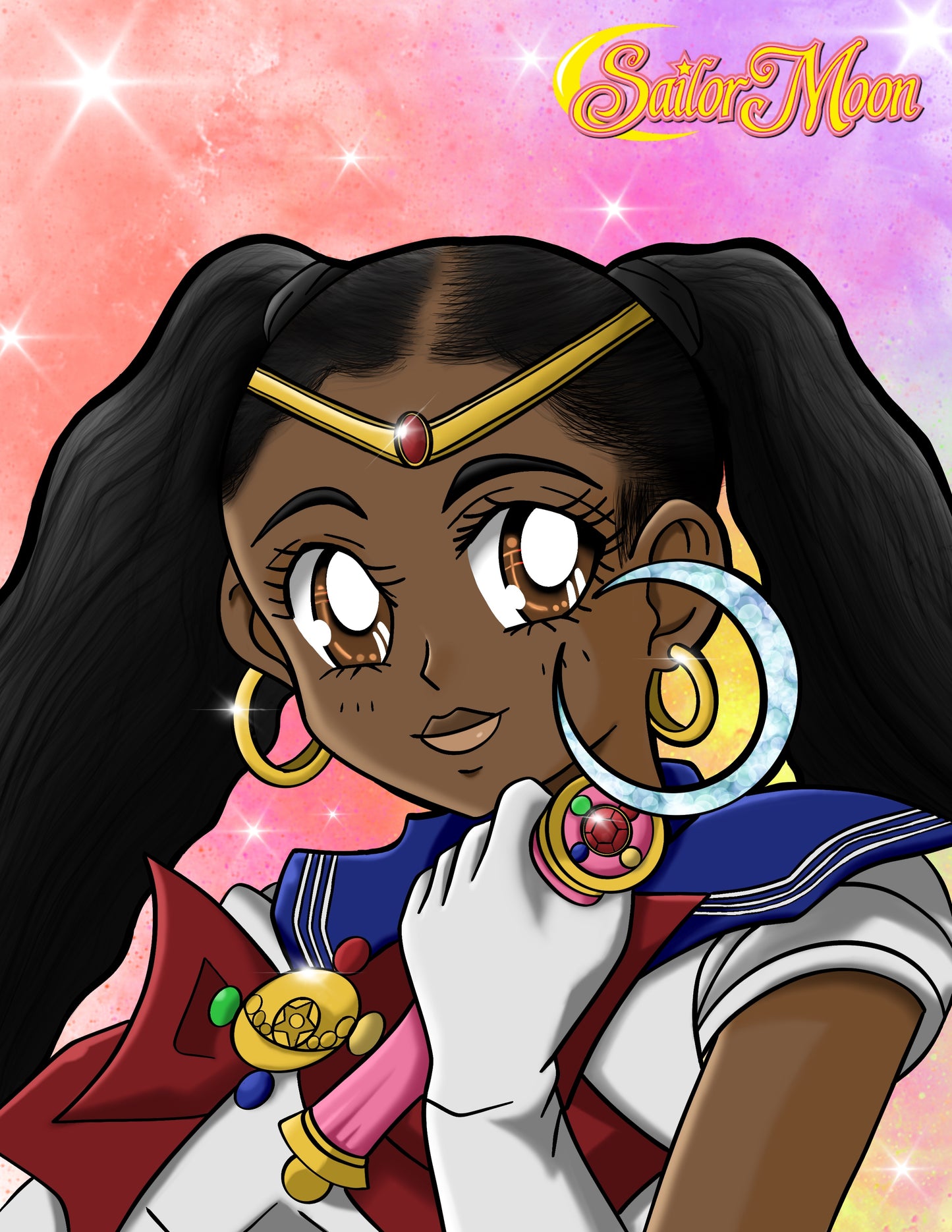 Sailor Moon Print (Melanin Edition)