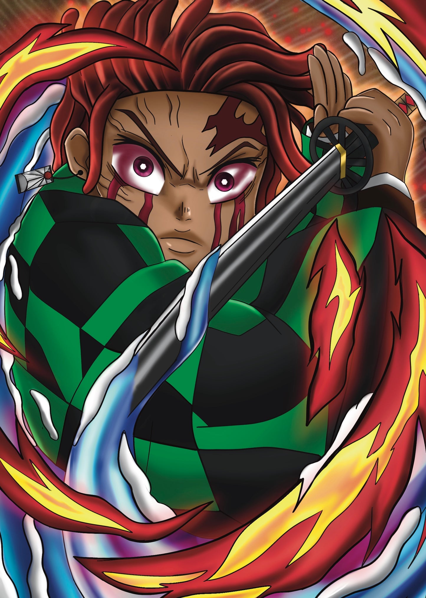 Slayer Water/Fire Print