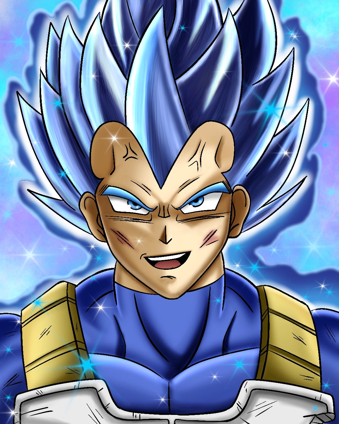 Transcended Blue Evolved Print