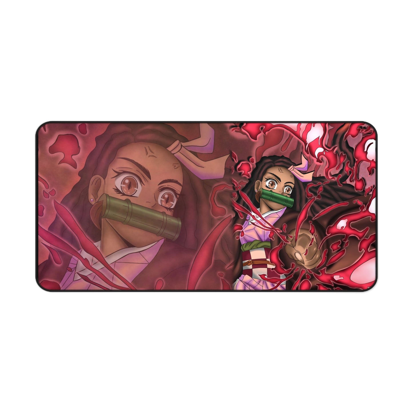 Melanin Fire Demon Desk Mat