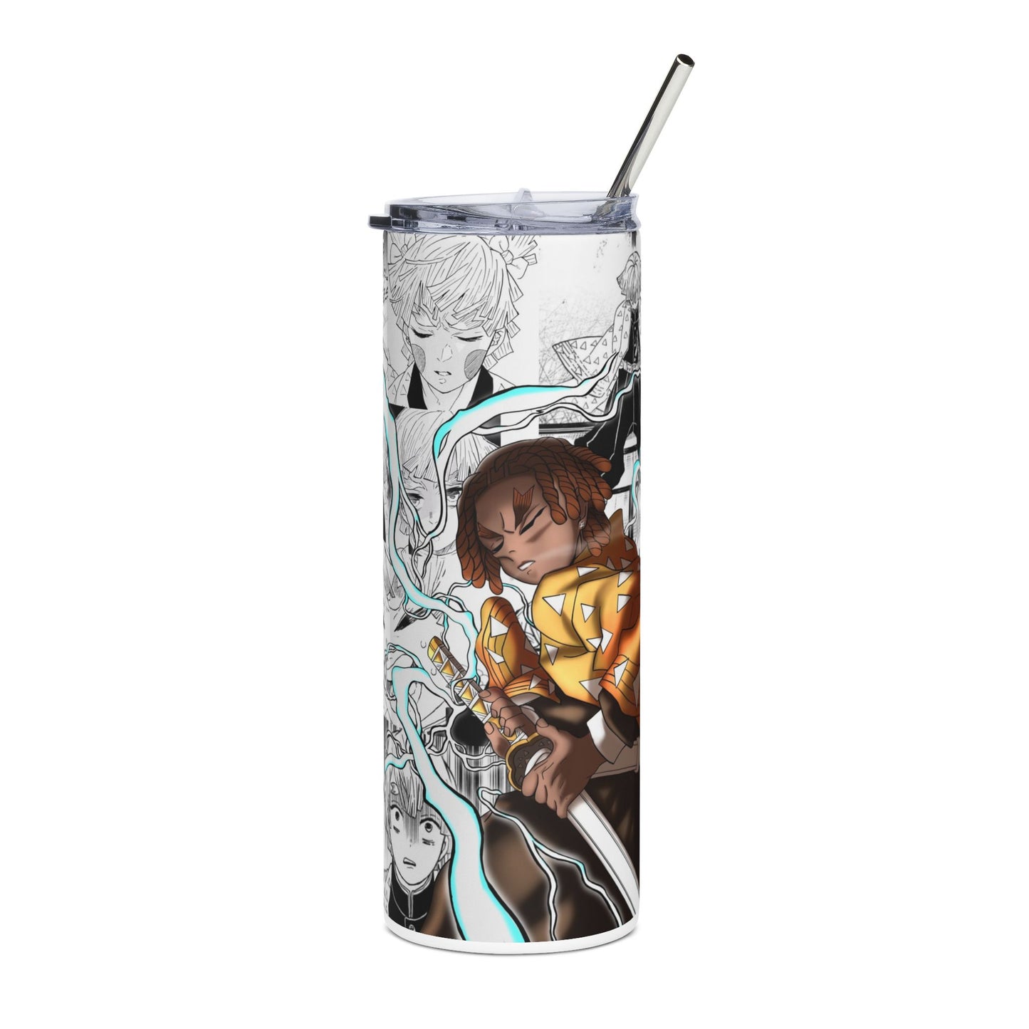 Melanin Thunder Slayer Tumbler (Manga Style)