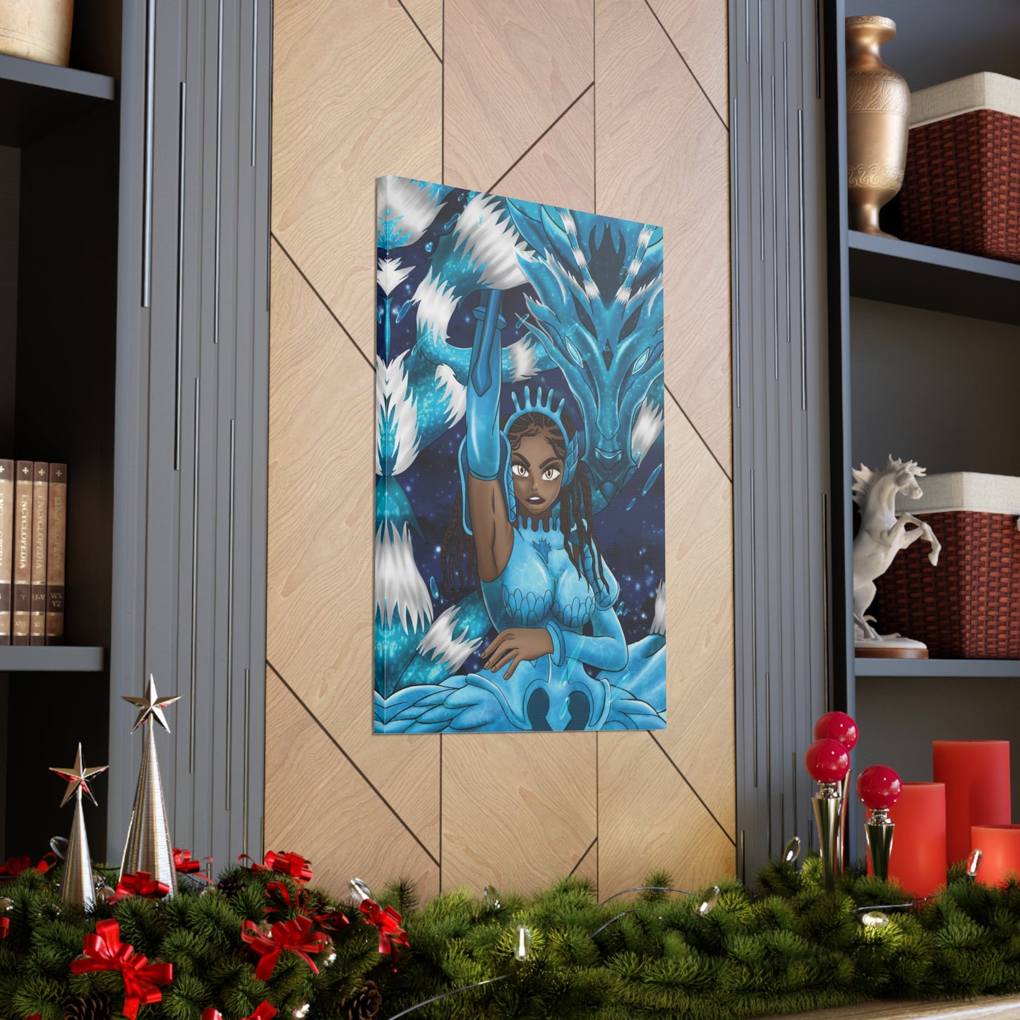 Melanin Water Girl Canvas