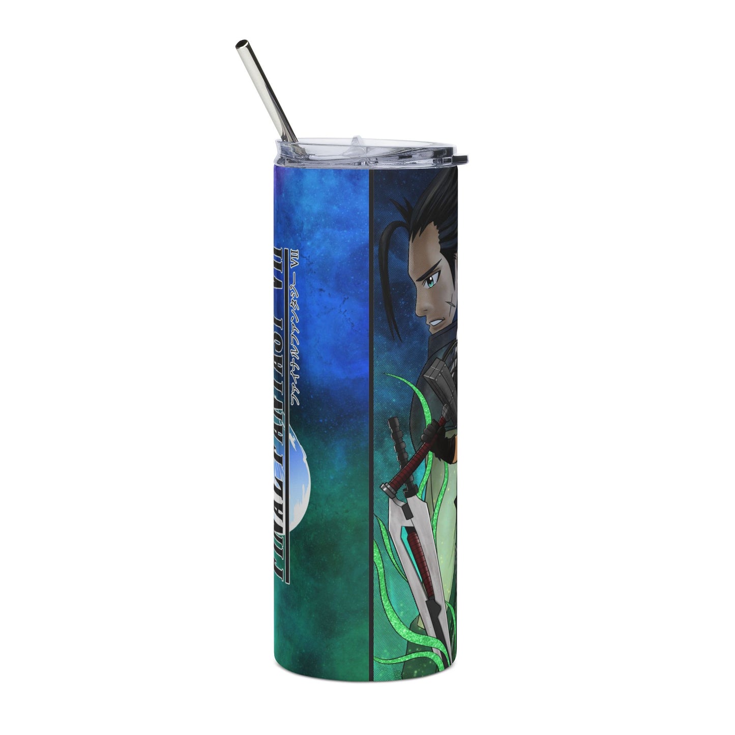 Anime Cloud & Sephiroth 20oz Stainless Tumbler — Spectral Warrior Design