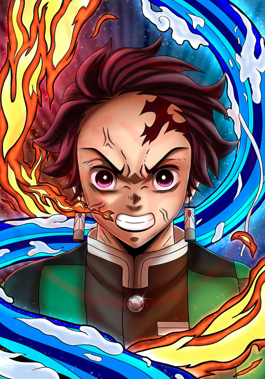 Fire X Water Slayer Print