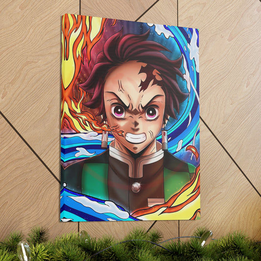 Fire X Water Slayer Canvas