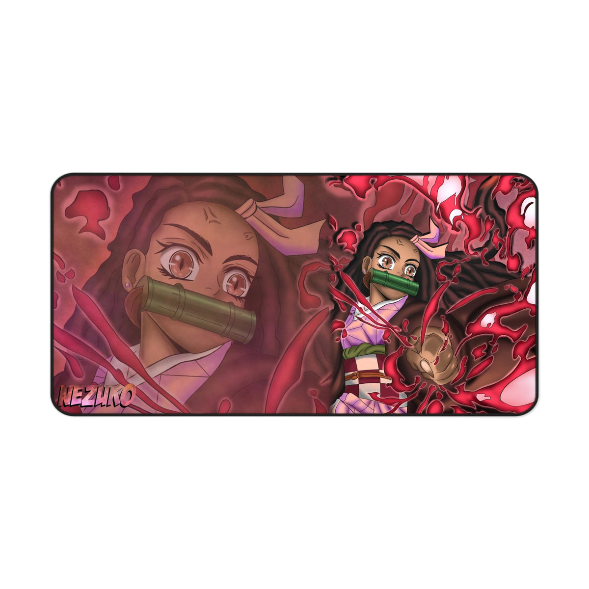 Melanin Fire Demon Desk Mat
