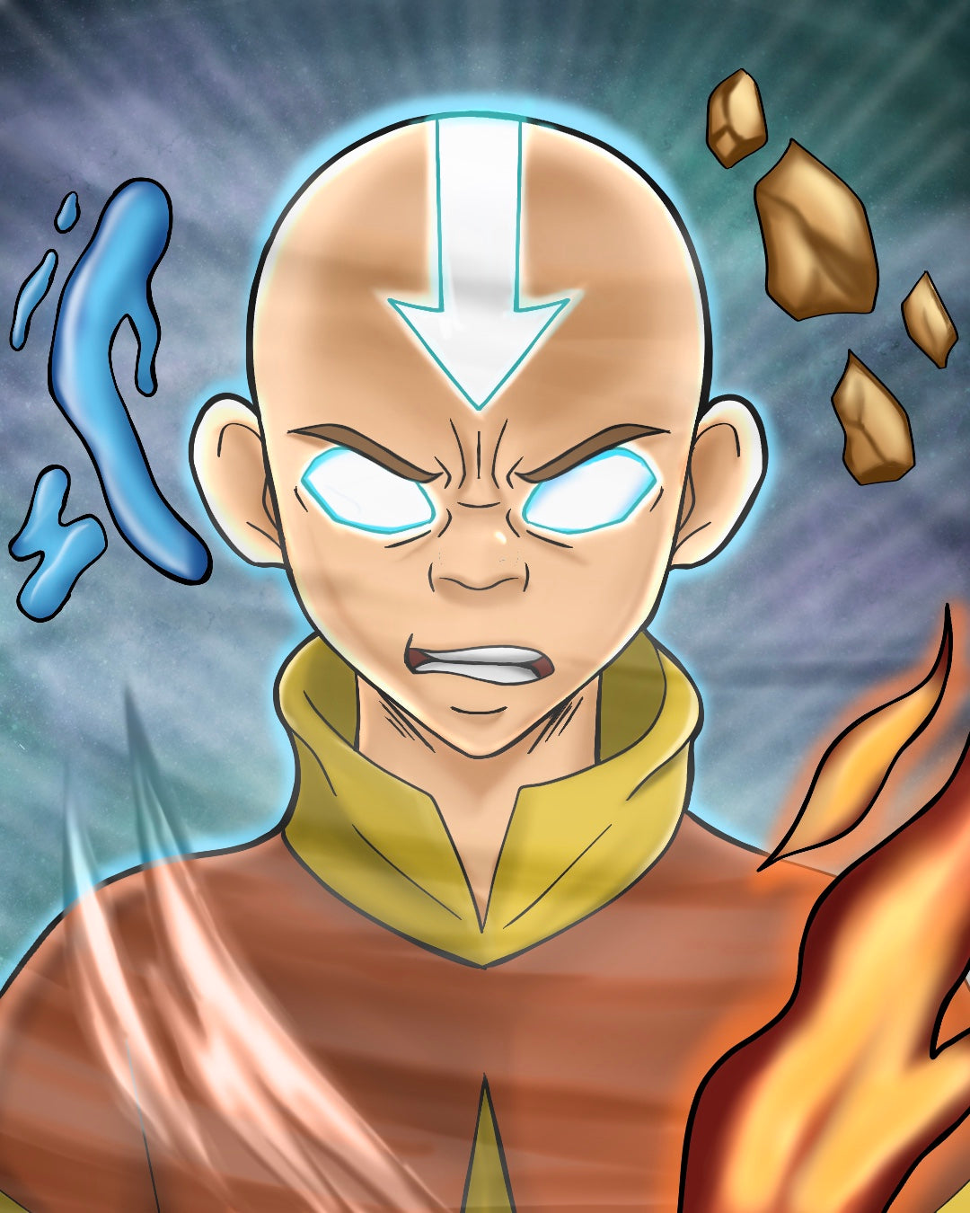Airbender Angry Print