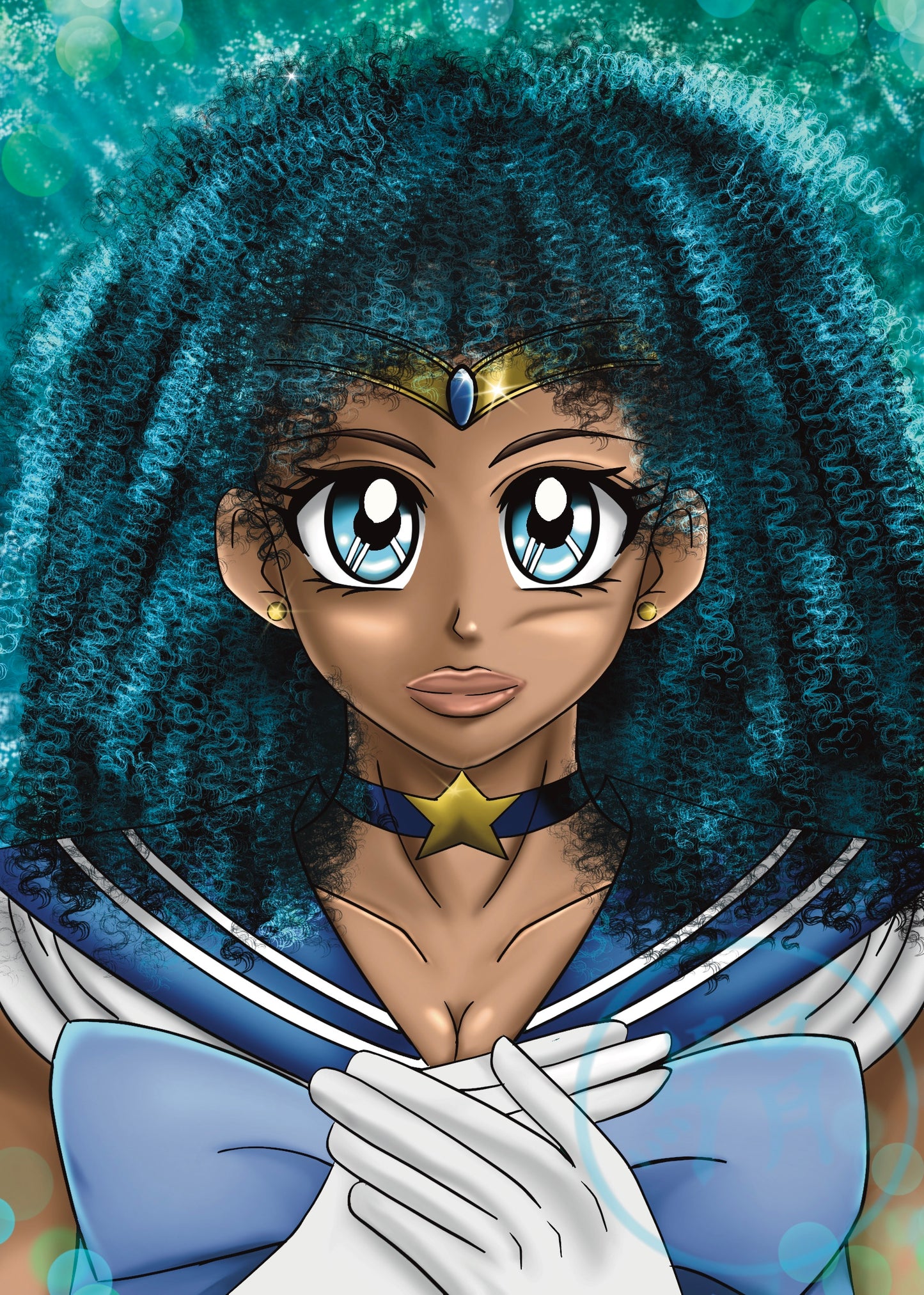 Magical Girl Mercury (Melanin Edition