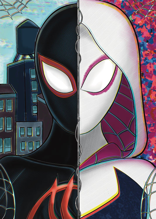Miles X Gwen ( Mask On) Print