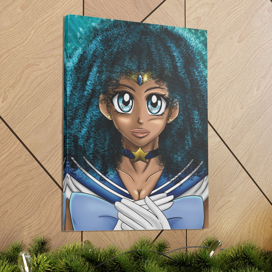 Water Magical Girl Canvas