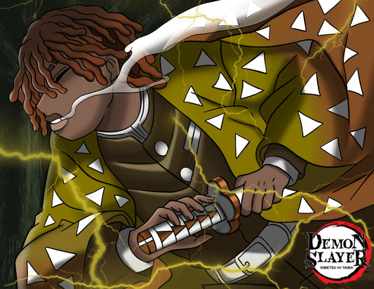 Zenitsu Print (Melanin Edition)