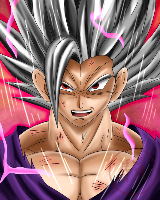 Beast Portrait Print