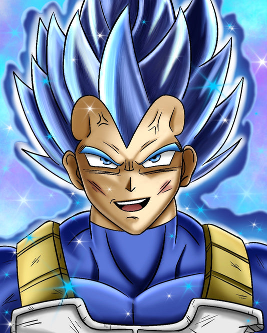 Transcended Blue Evolved Print